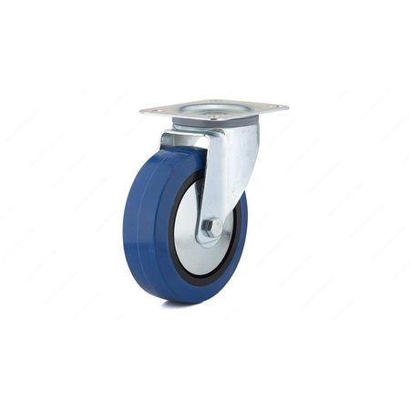 RICHELIEU 4 in Elastic Rubber Swivel Caster Blue F08335